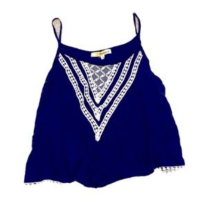 Demeanor Boho Tank Top Sz L